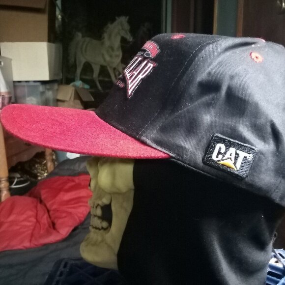 Deadstock Vintage CAT Caterpillar Authentic Machines Snap Hat Cap - Picture 3 of 8